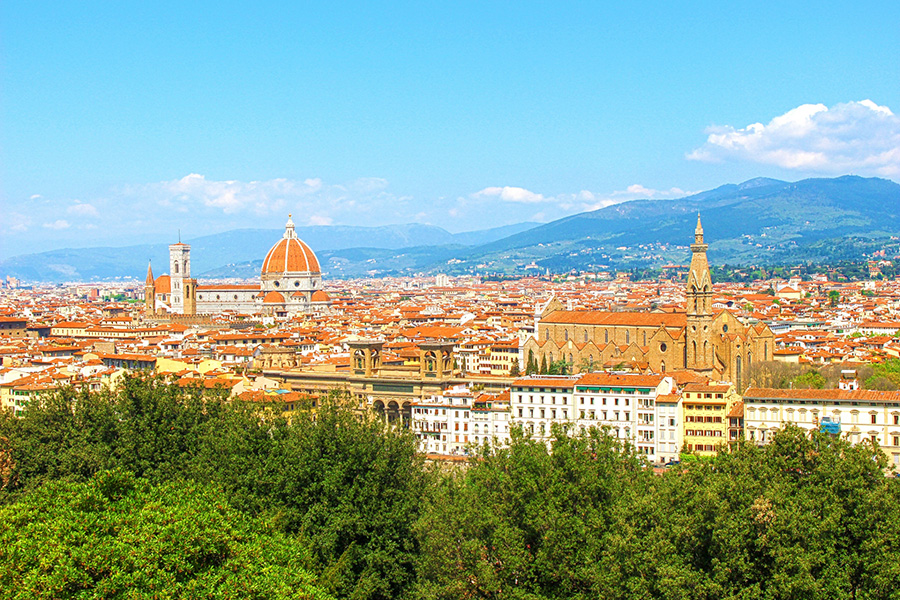 イタリア留学、フィレンツェ、風景