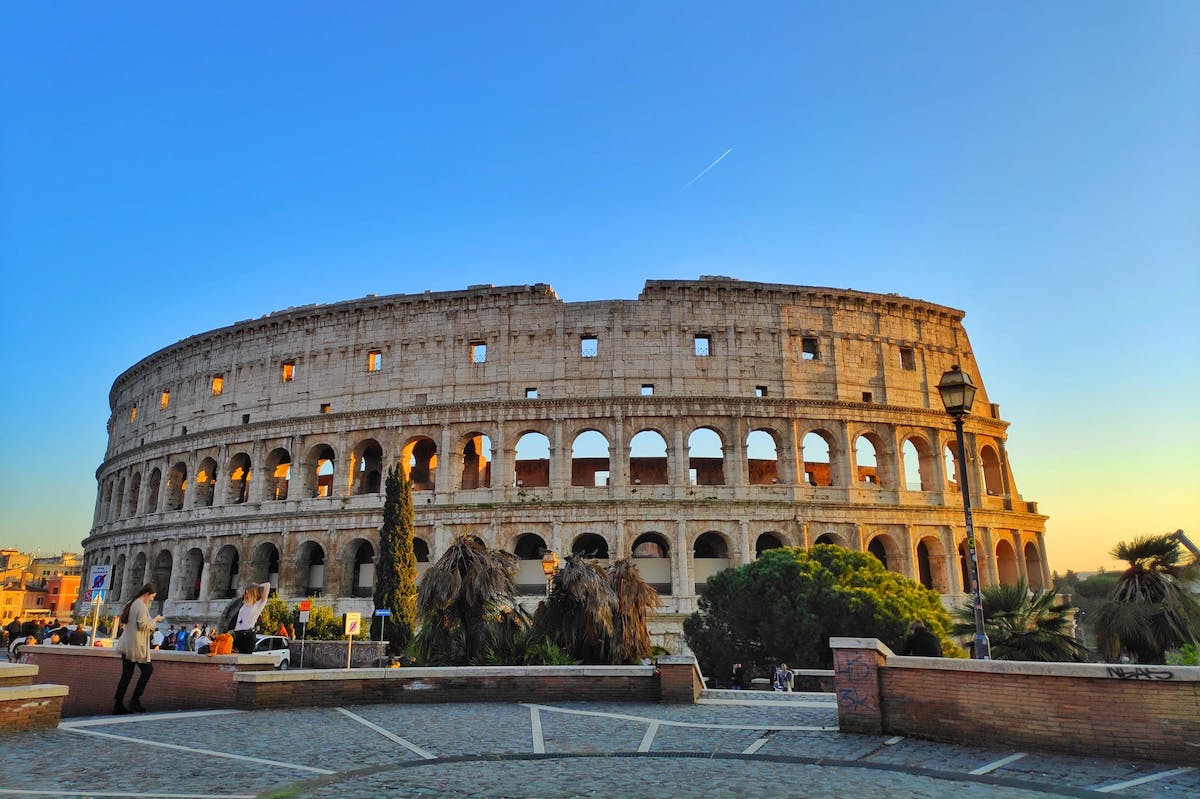 ローマ、コロッセオ、イタリア、イタリア風景