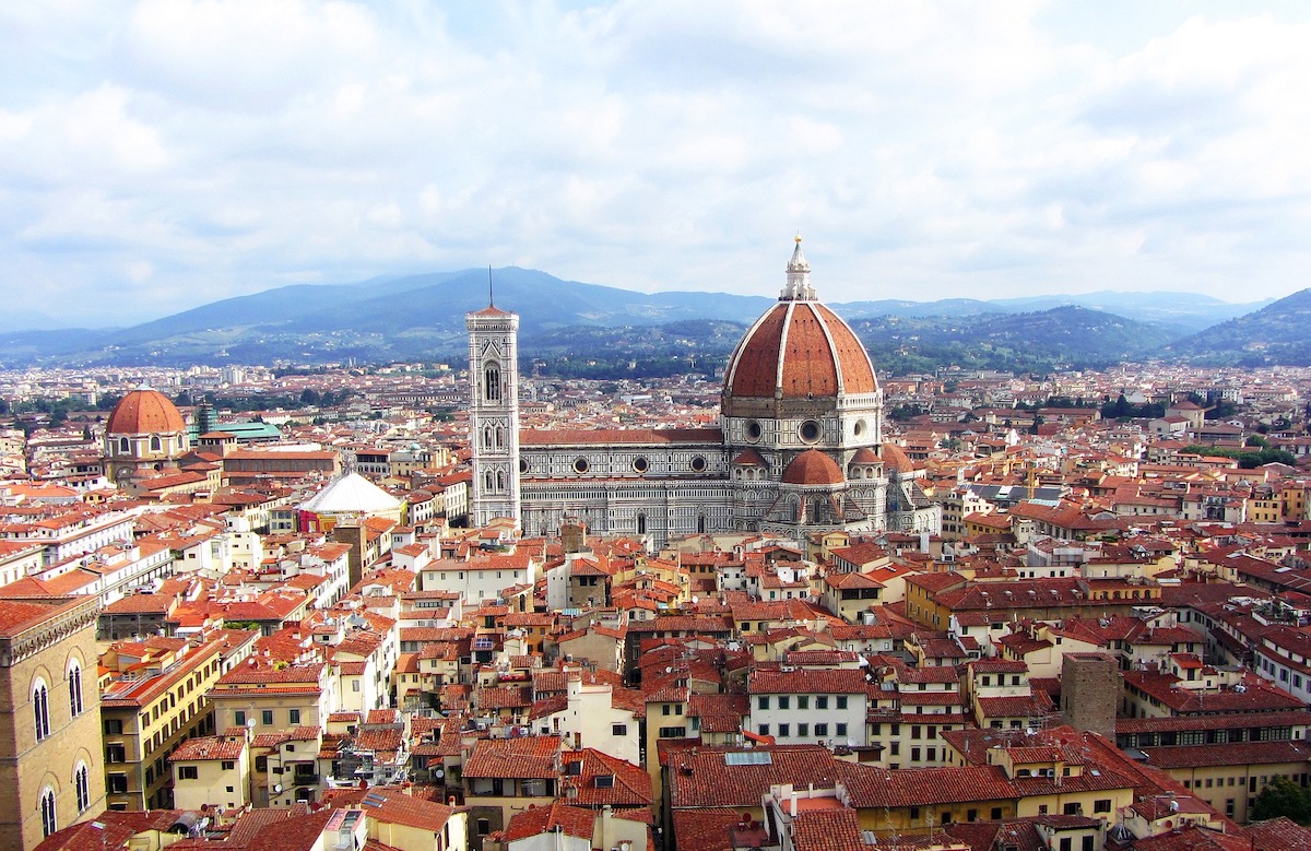 イタリア、フィレンツェ、ドゥオーモ、イタリア風景