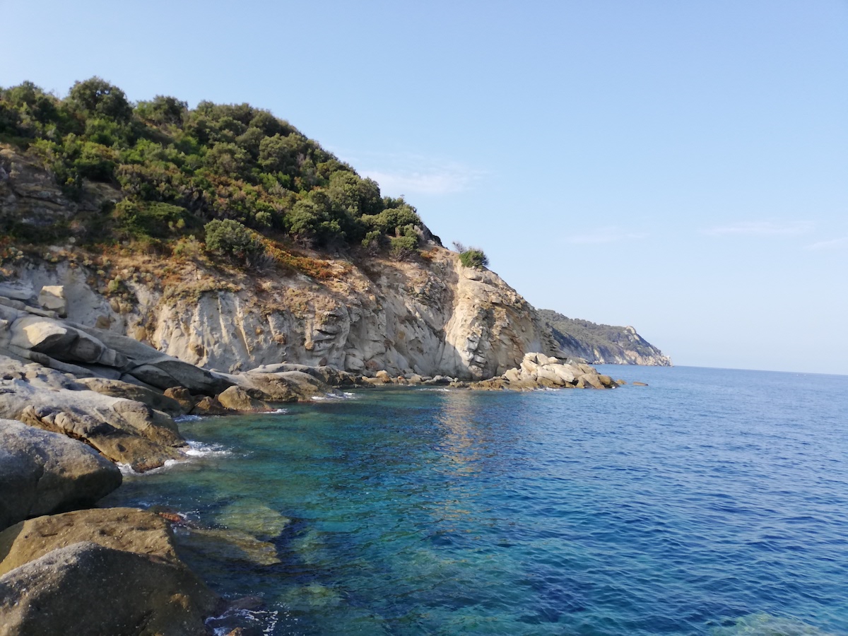 エルバ島、美しい海、イタリア風景、トスカーナ州