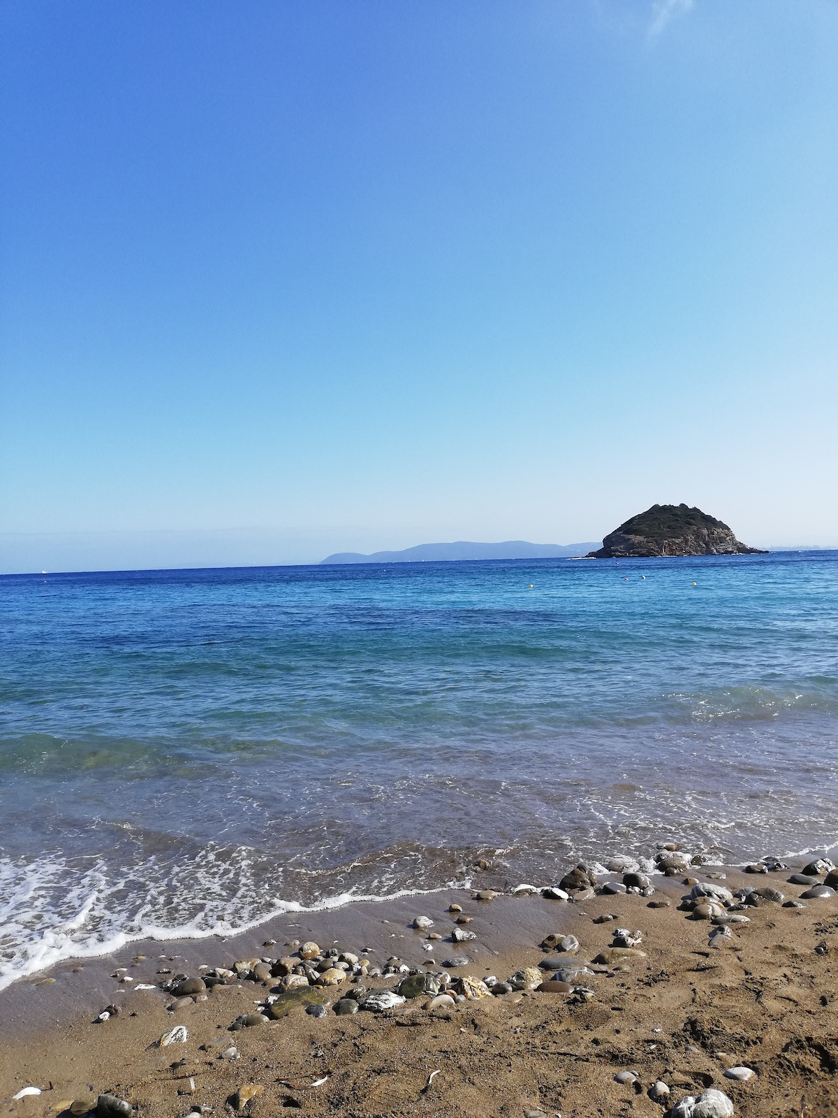 エルバ島、海岸、イタリア風景