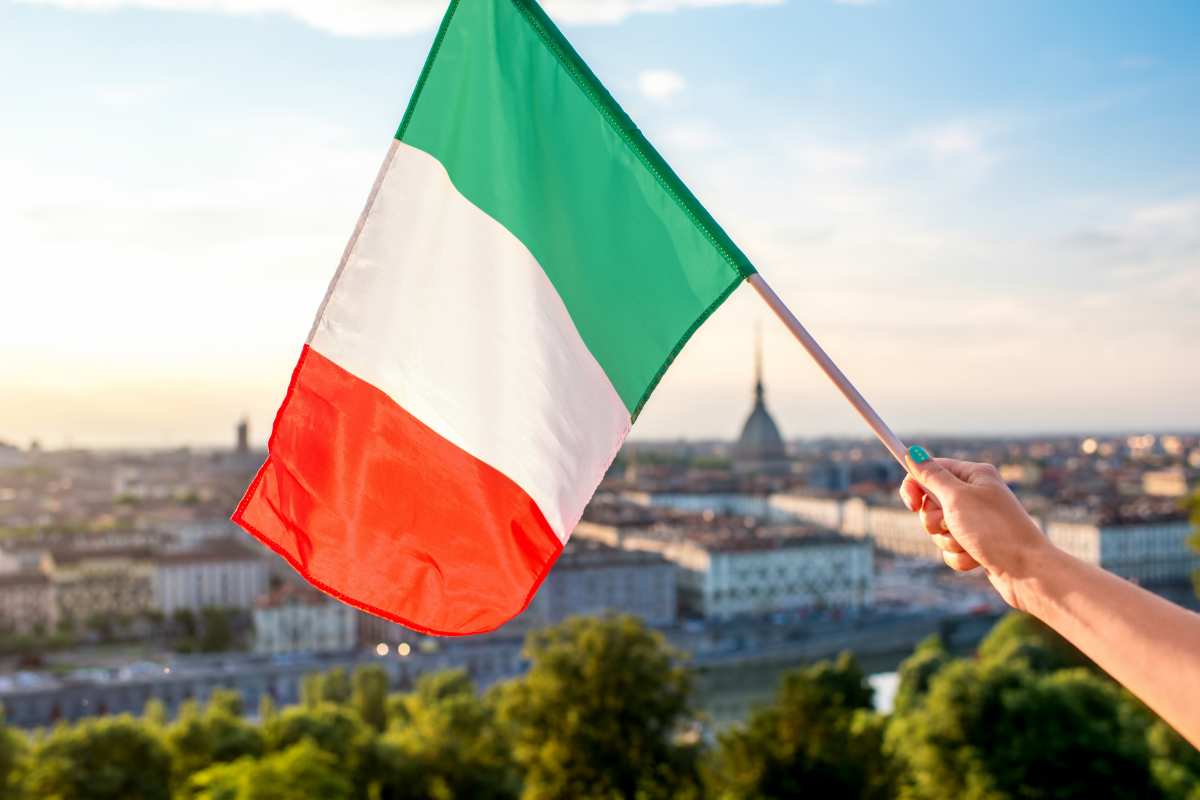 イタリア、イタリア国旗