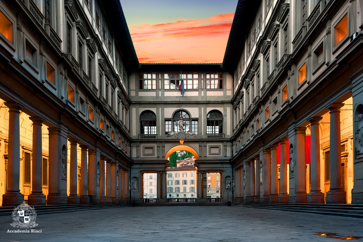 ウフィッツィ美術館、イタリア風景、フィレンツェ、イタリア留学生の１日、週末の過ごし方、イタリア留学、イタリア長期留学、イタリア短期留学