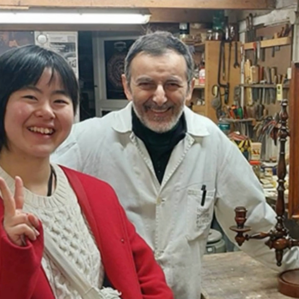 イタリア留学　アカデミアリアチ　家具修復　1高校生留学　トビタテ！留学Japan