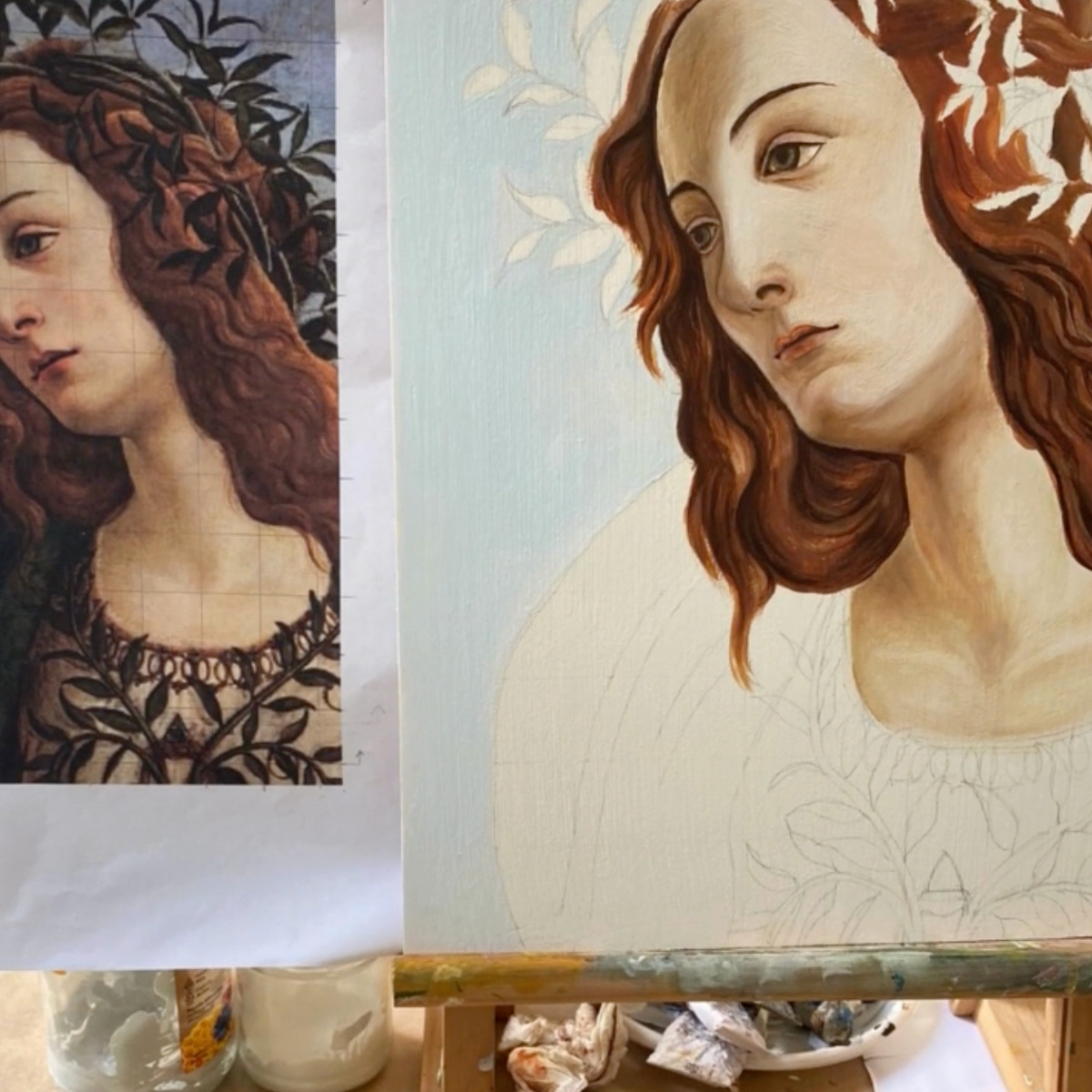 イタリア留学　アカデミアリアチ　絵画留学　絵画コース