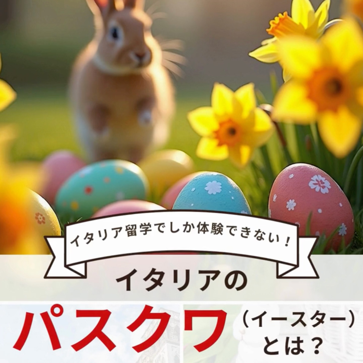 イタリア留学　アカデミアリアチ　2026年パスクワ（イースター）